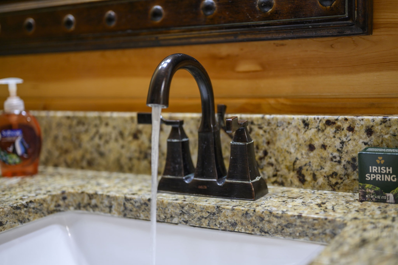 Modern bathroom vanity.