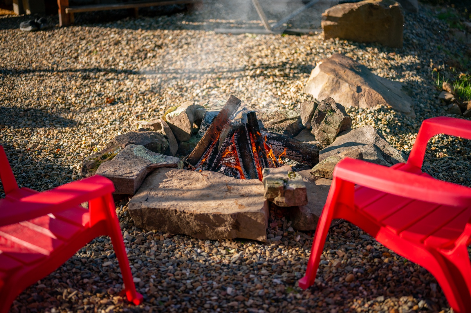 Gather around your private fire pit for cozy evenings under the stars, sharing stories and making memories in comfort.