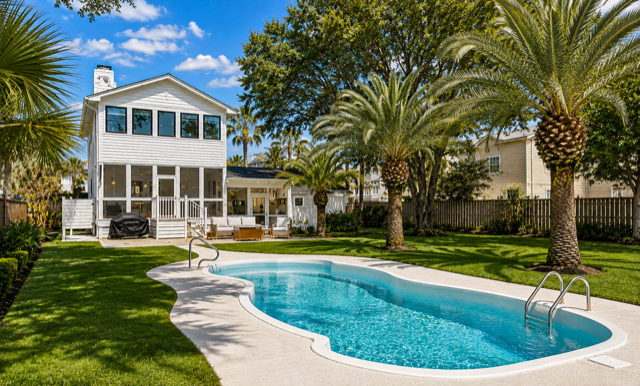 Private Pool, 2 Min Walk to Beach, Perfect for Families and Couples