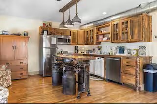 Whether you're preparing a quick breakfast or a family dinner, the fully equipped kitchen has everything you need to cook and dine with ease during your stay.