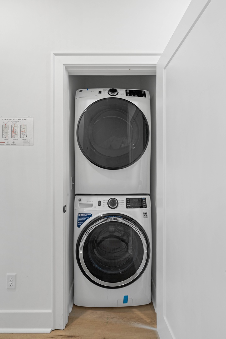 In Unit Washer and Dryer