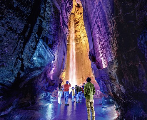 Ruby Falls is a perfect place to visit to see this fascinating underground waterfall.