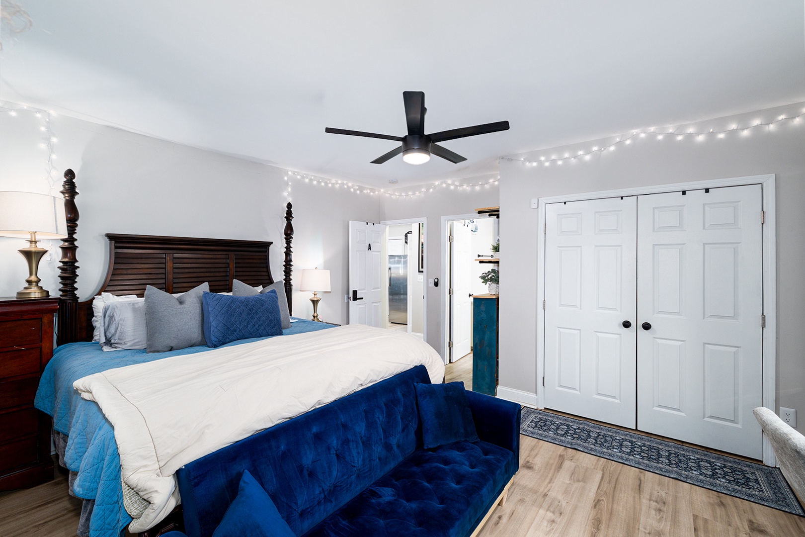 Master room with attached bathroom