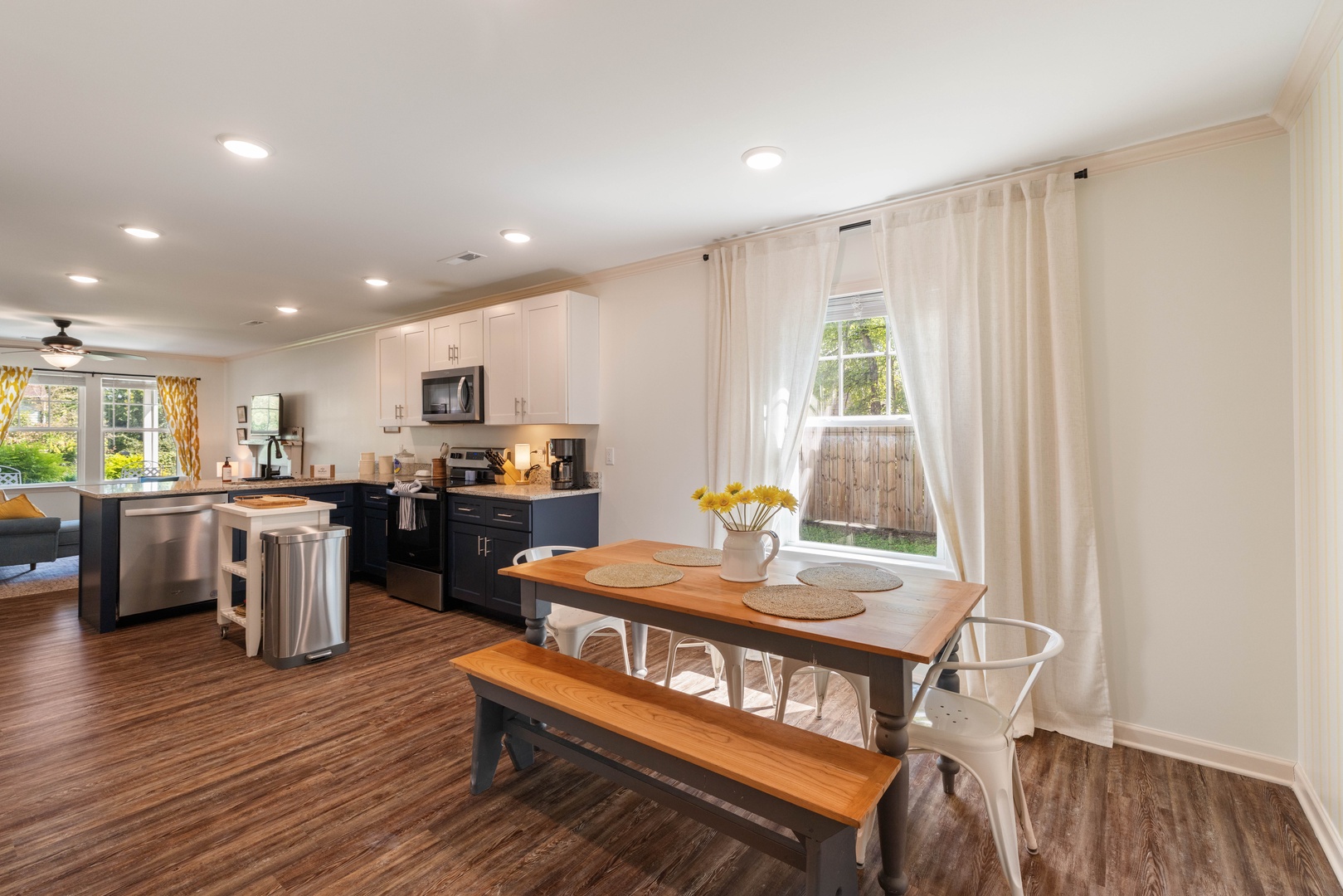 Spacious Open Dining Area