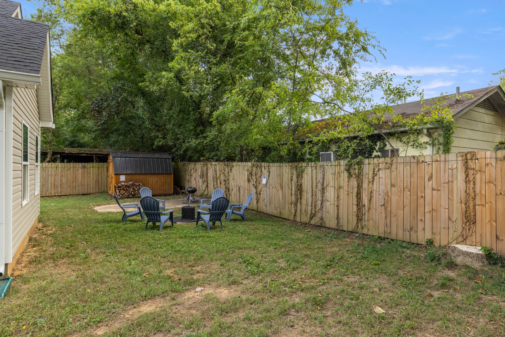 Fenced Yard Perfect for Privacy