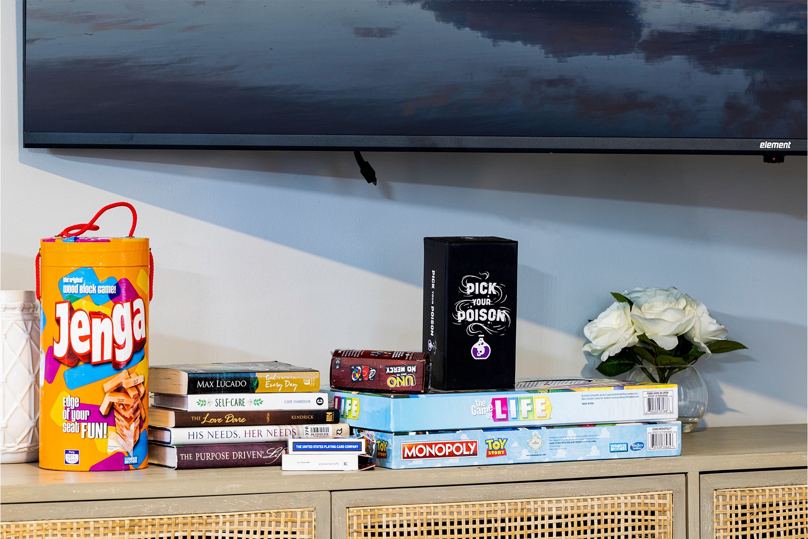 Enjoy games during your stay