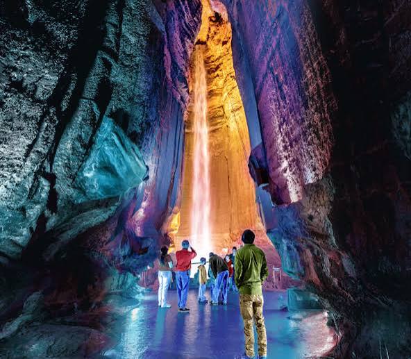 Ruby Falls Located 15 minutes Away