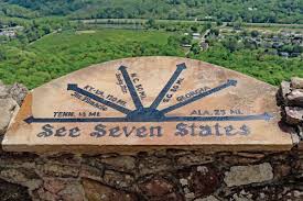Don’t forget your camera. The Seven States viewpoint at Rock City is a must see while you’re here.