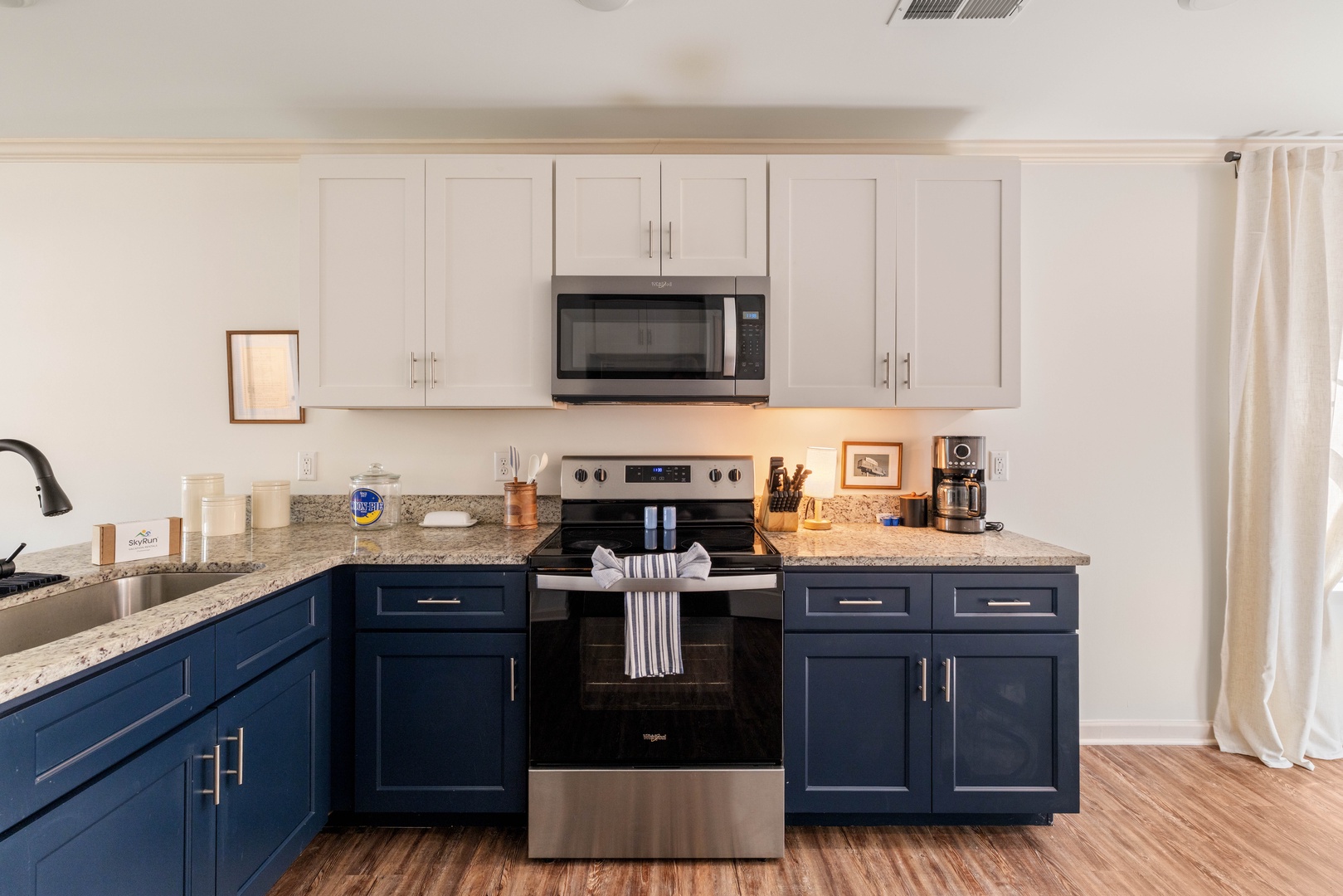 Fully stocked kitchen equipped with all your cooking needs