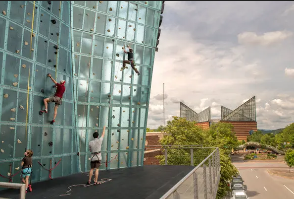 Rock Climbing Located Downtown