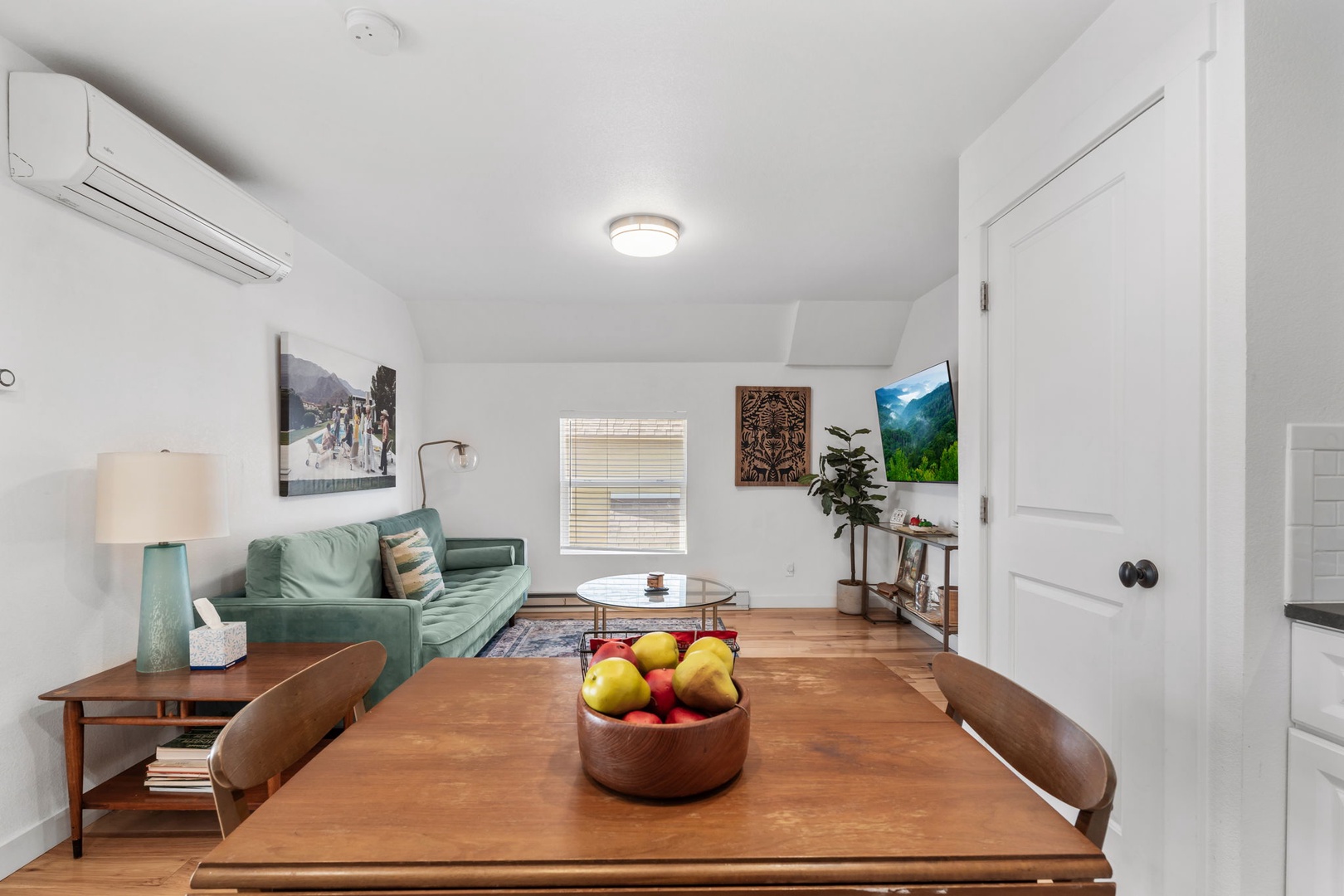 Relax in your bright, comfortable living space with modern amenities and thoughtful touches that make you feel right at home.