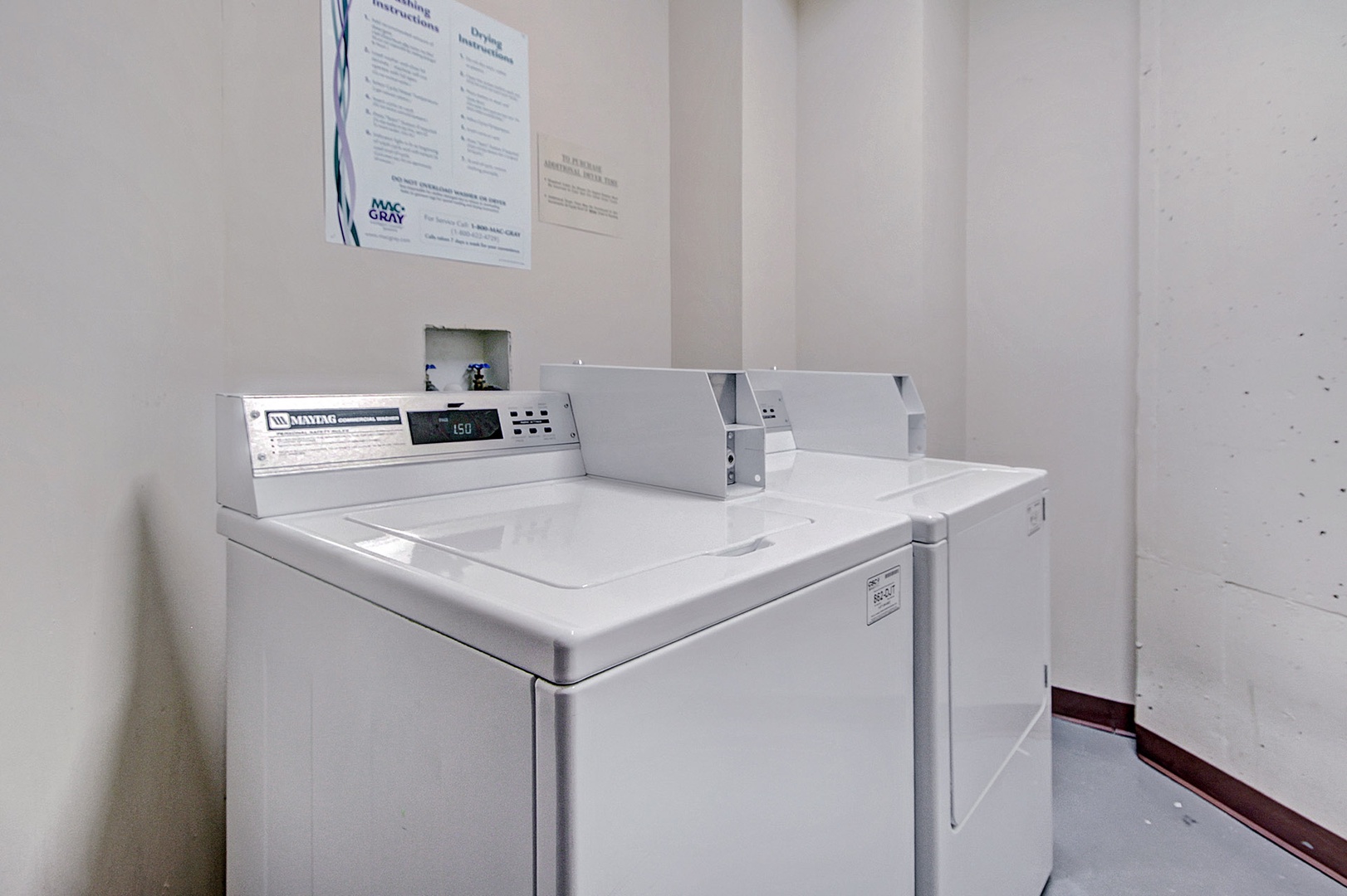 Keep your wardrobe fresh with convenient on-site laundry facilities—featuring card-operated machines that make it easy to pack light and feel at home.