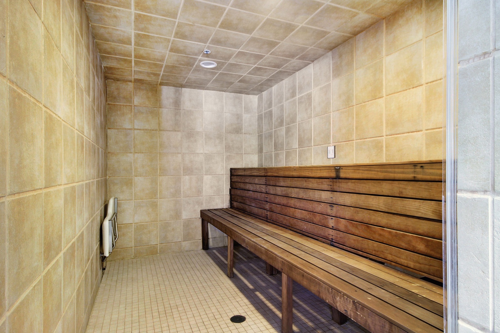 Step into the tranquil sauna, where warm wood benches invite you to unwind after a day exploring the area. Let the gentle heat melt away tension as you settle into your own peaceful retreat.