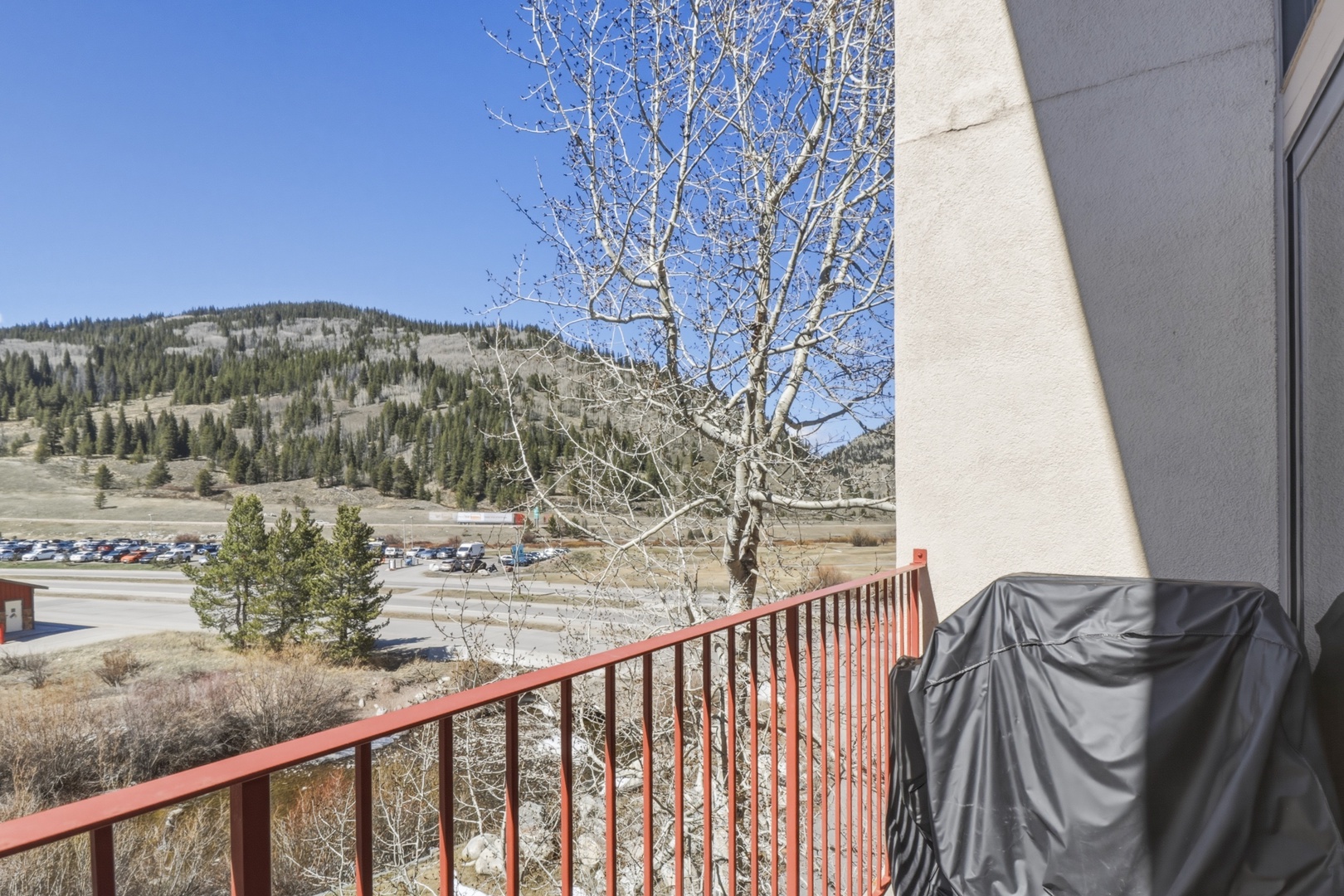 Step onto your private balcony and breathe in crisp mountain air while soaking up stunning alpine views.