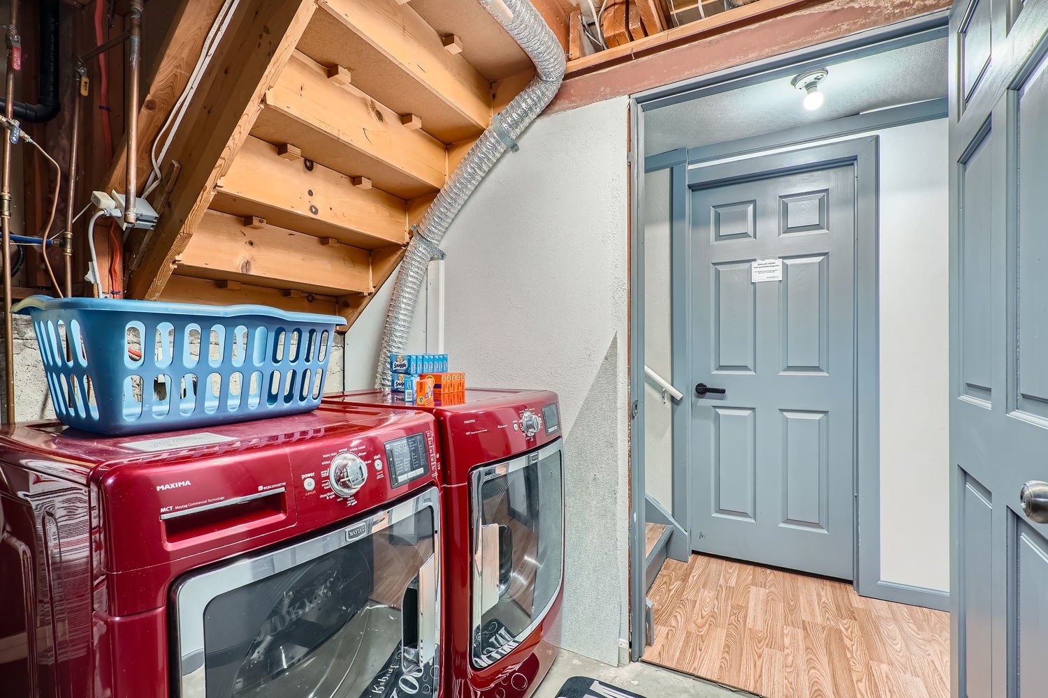 Enjoy hassle-free laundry with modern washer and dryer right in your space, making it easy to pack light and refresh your wardrobe whenever you need.