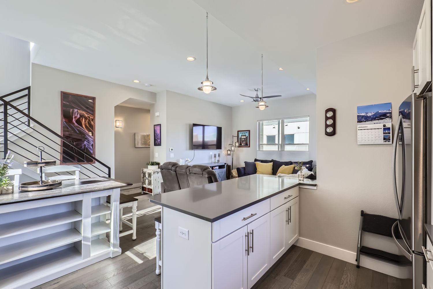 Bright, open-concept living blends your kitchen, dining, and lounge spaces with modern finishes, high ceilings, and natural light. Your contemporary retreat awaits with sleek appliances and stylish décor.