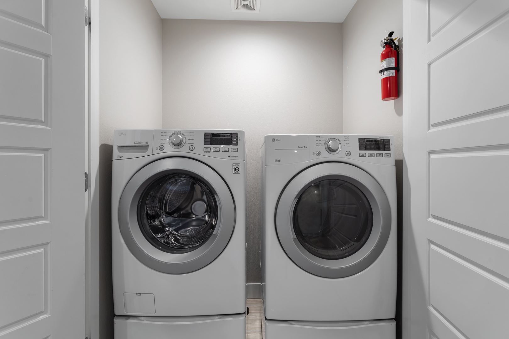 Your own private laundry room makes extended stays effortless with a full-size washer and dryer ready for your convenience.