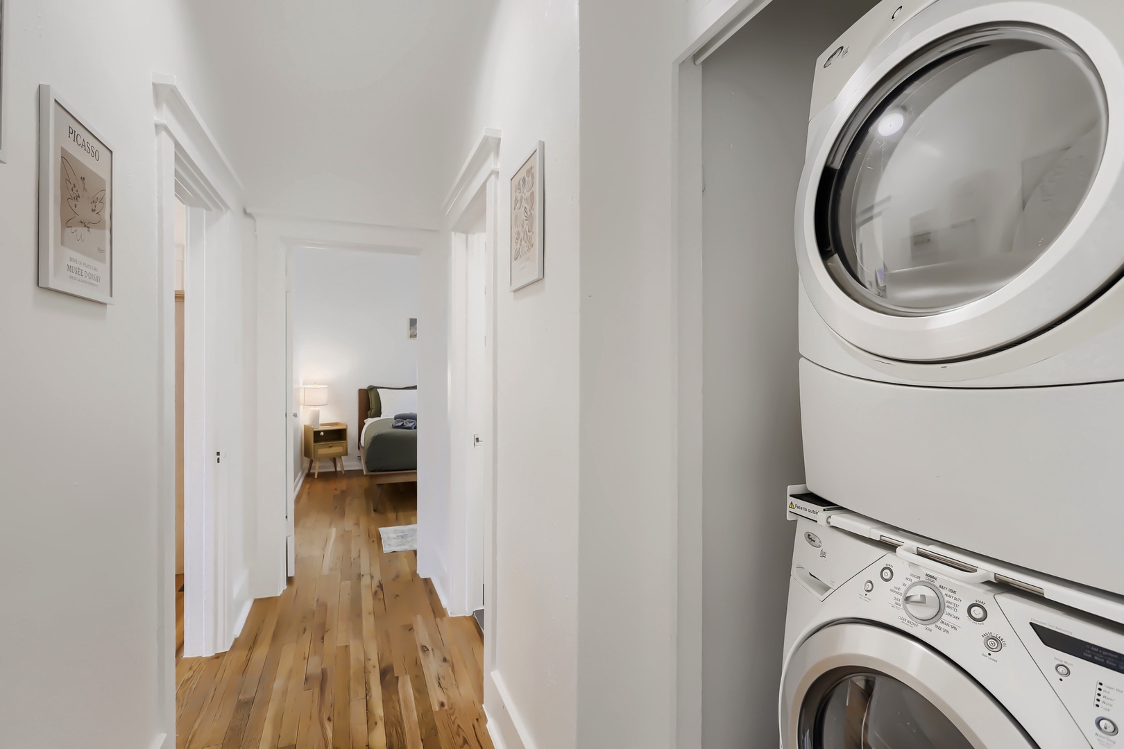 Your stay includes convenient in-unit laundry, so you can pack light and stay fresh throughout your getaway—one less thing to worry about.