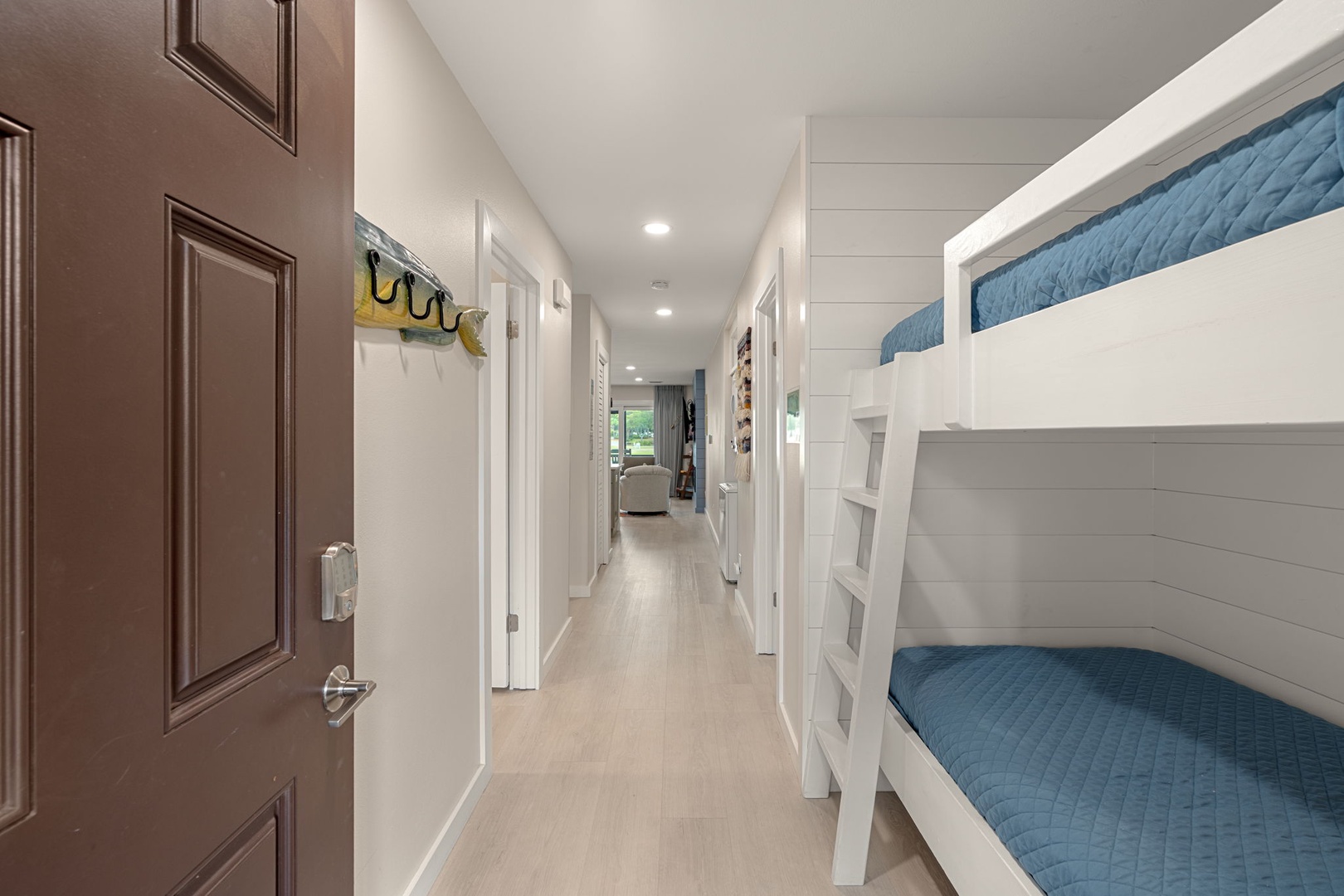 Hallway bunk sleeping nook.