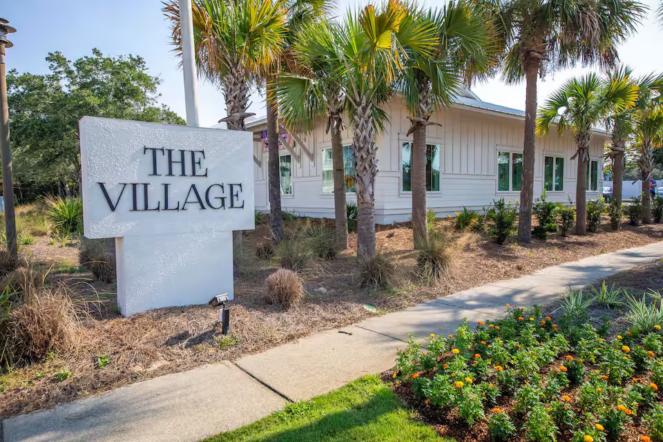 Welcome to The Village at Blue Mountain Beach, a charming coastal community designed for relaxed beach living. Surrounded by palm trees and resort-style amenities, it’s the perfect setting for a peaceful Emerald Coast getaway.
