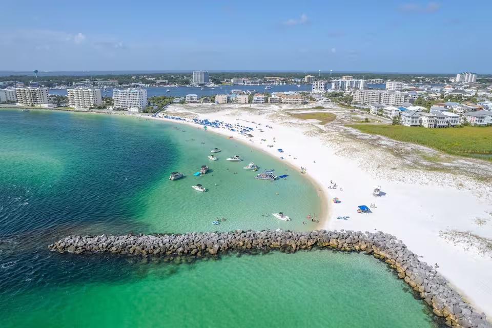 The nearby jetties are a local favorite for snorkeling, offering crystal-clear waters and plenty of marine life to explore.