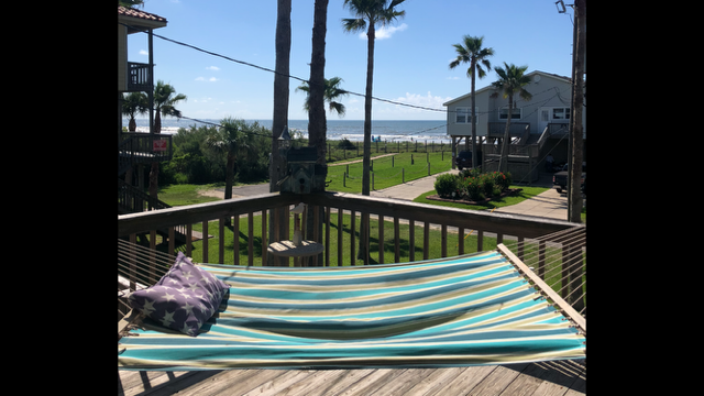 Sway gently in your private hammock while soaking up ocean views and tropical breezes from your deck.