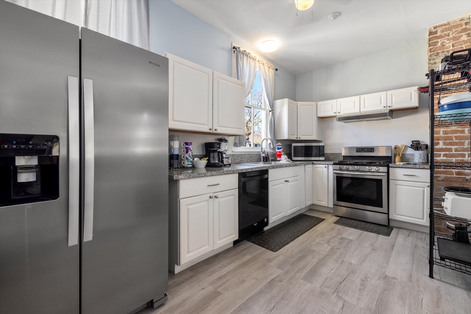 Your fully equipped kitchen features modern appliances, ample counter space, and everything you need to prepare meals during your stay.