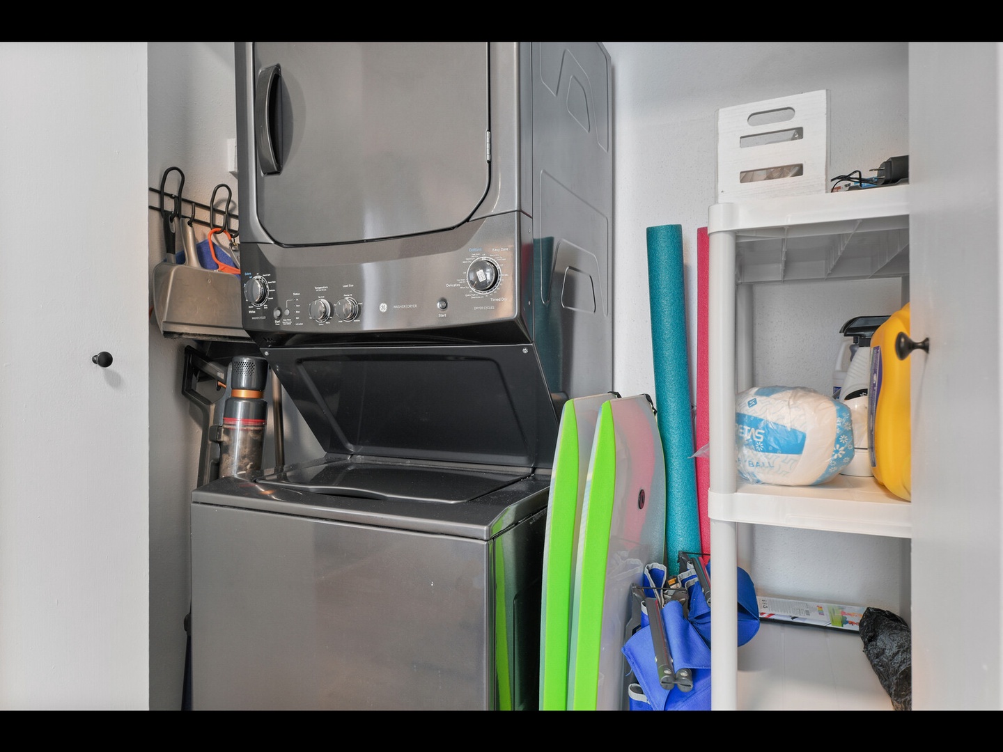 In-unit laundry for easy, effortless stays