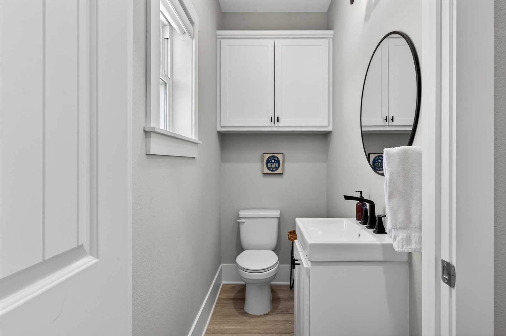 Main floor powder room