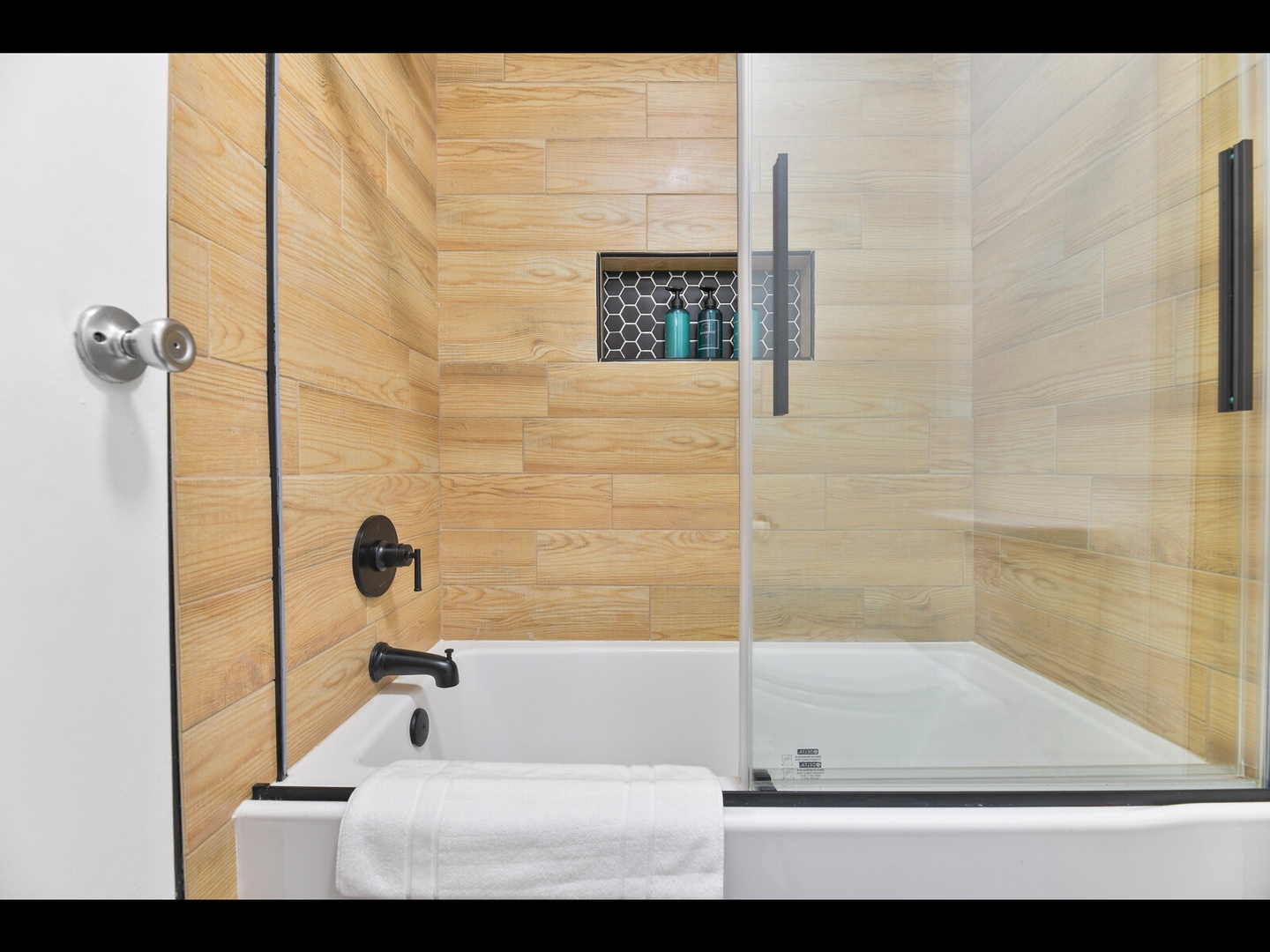 Unwind in a sleek modern bathroom