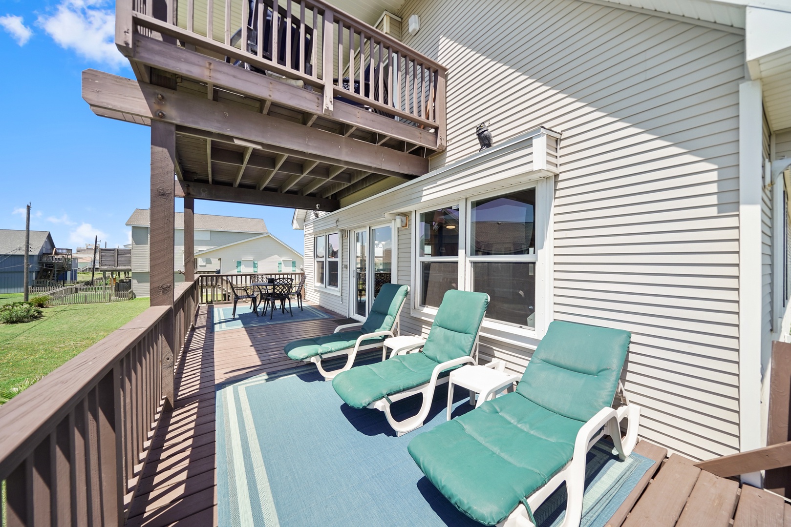 Private deck made for coastal relaxation