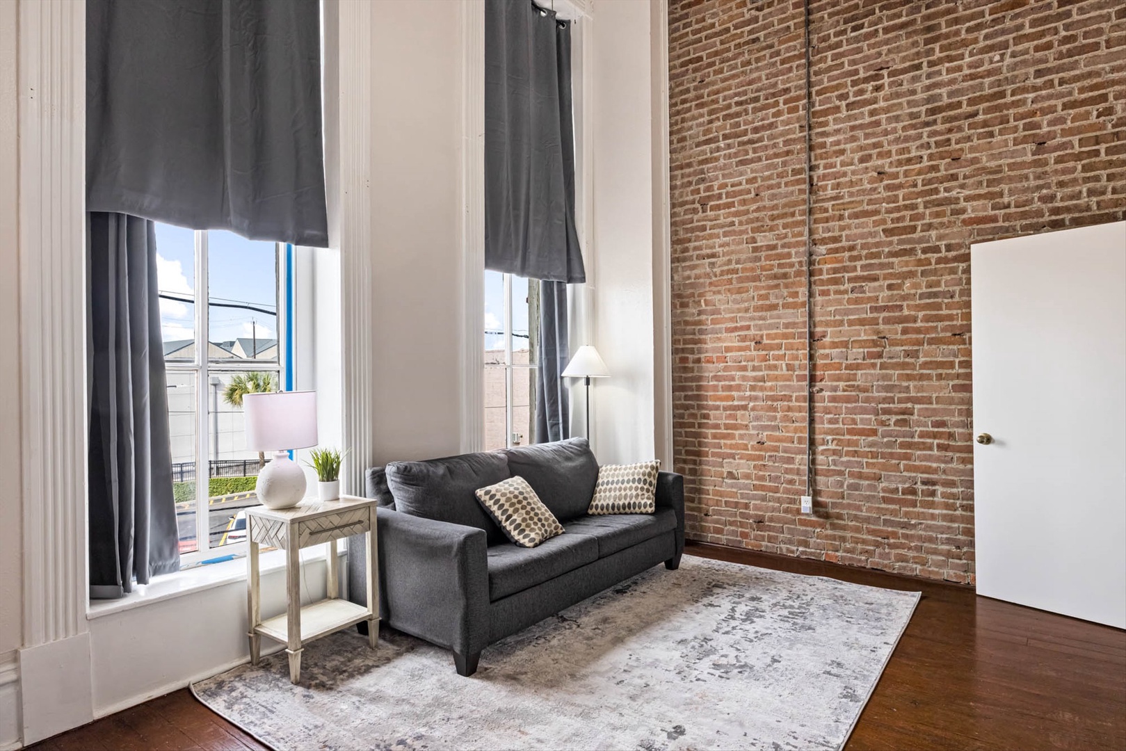 Playful bunk beds with fresh linens and entertainment.