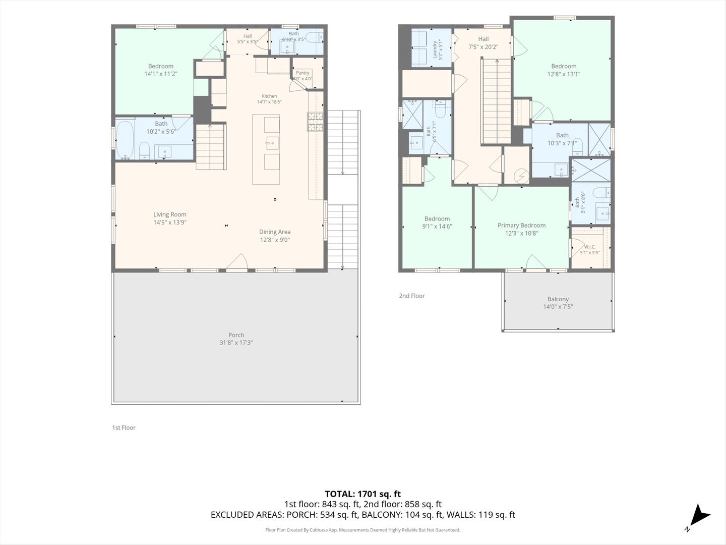 This spacious floor plan.