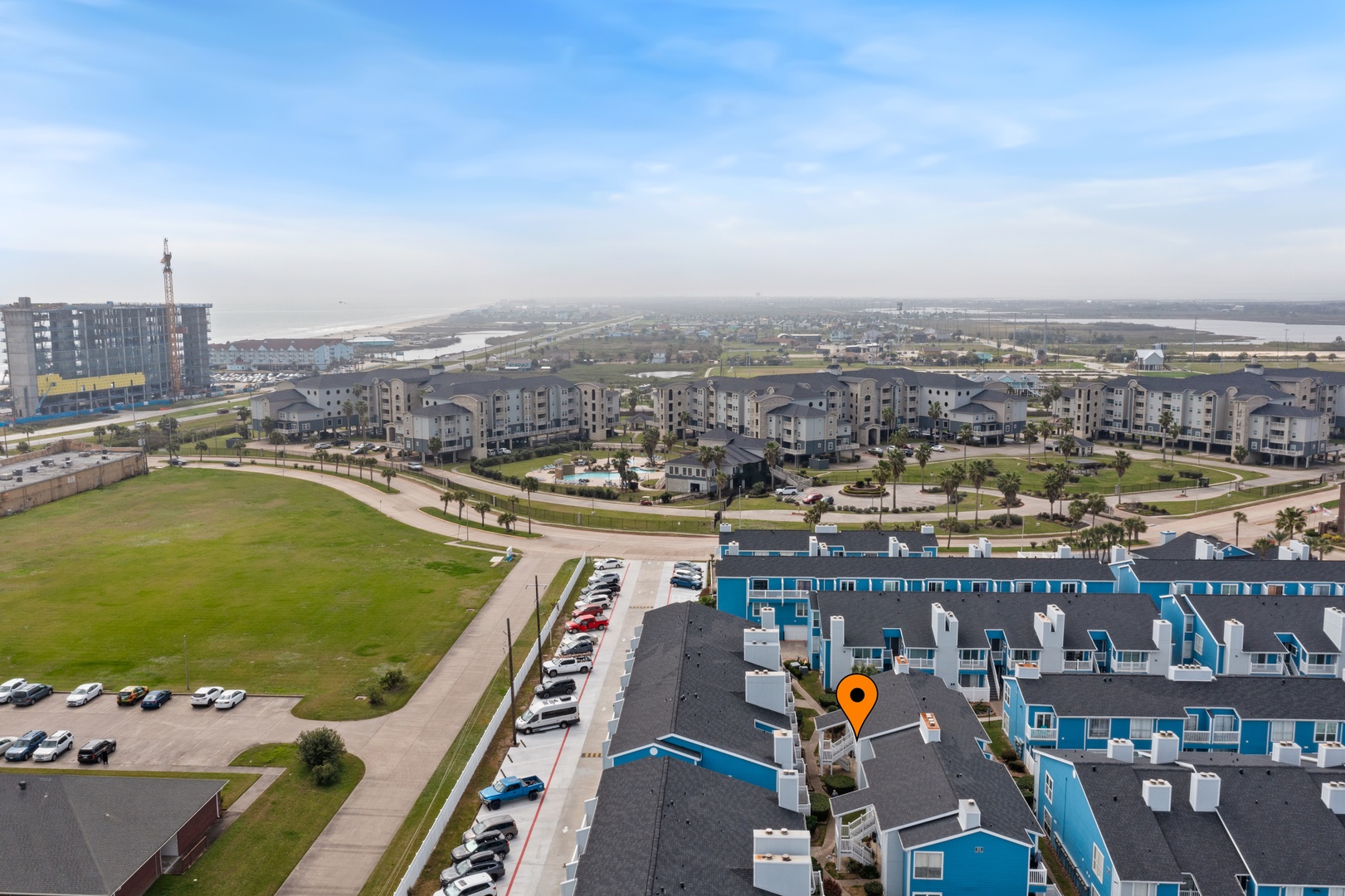 Coastal location near beaches and city amenities