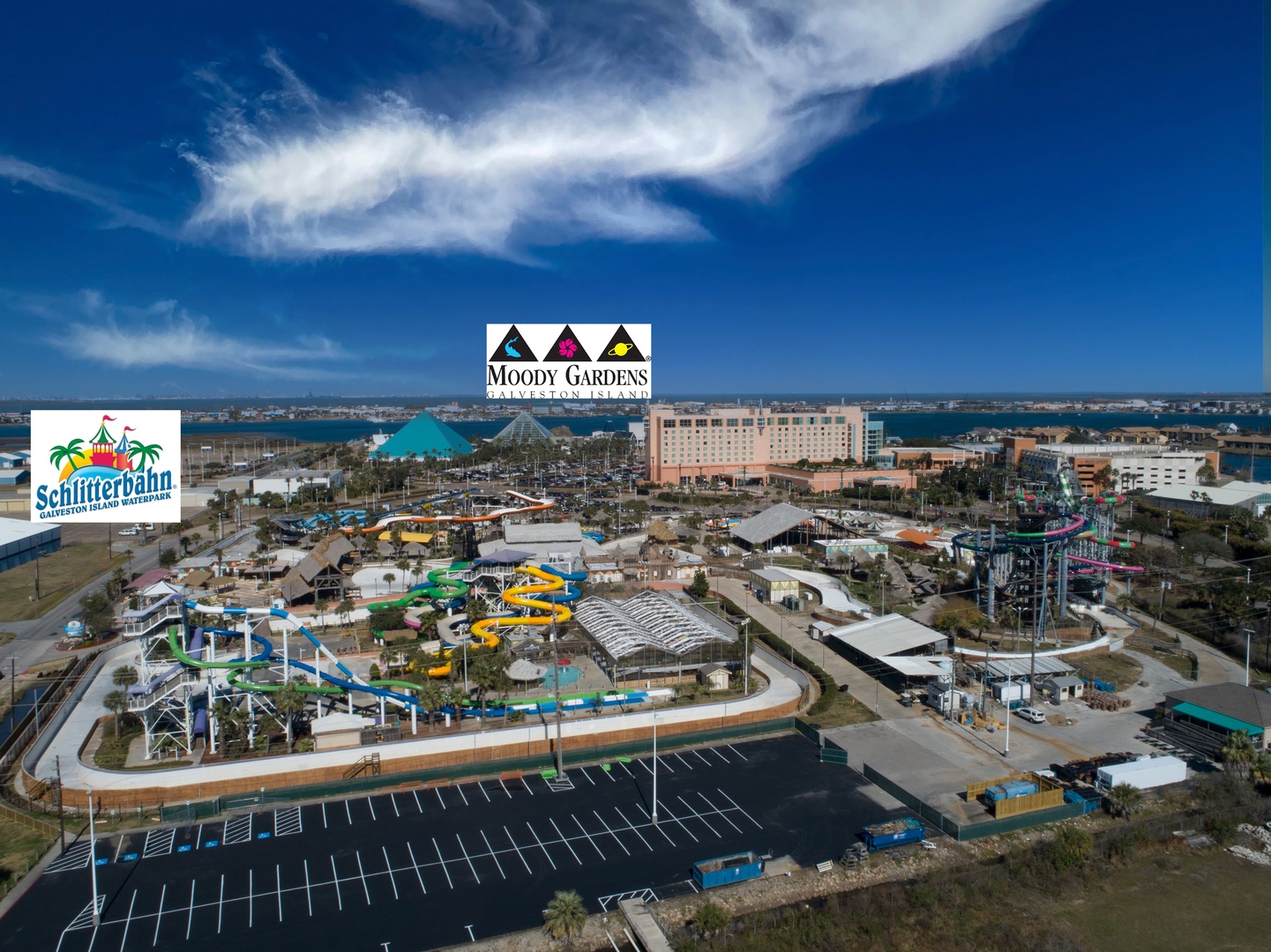 Nearby Moody Gardens attractions