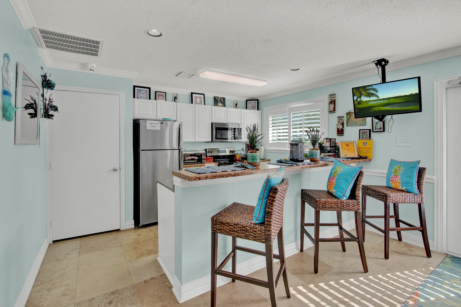 Bright community clubhouse with coastal charm.