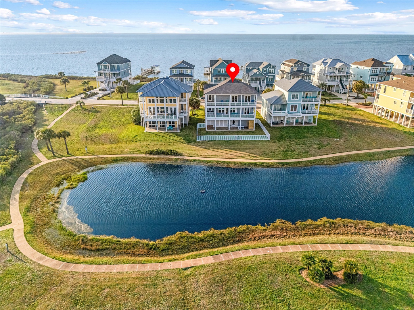 Beachfront property with ocean access and coastal views.