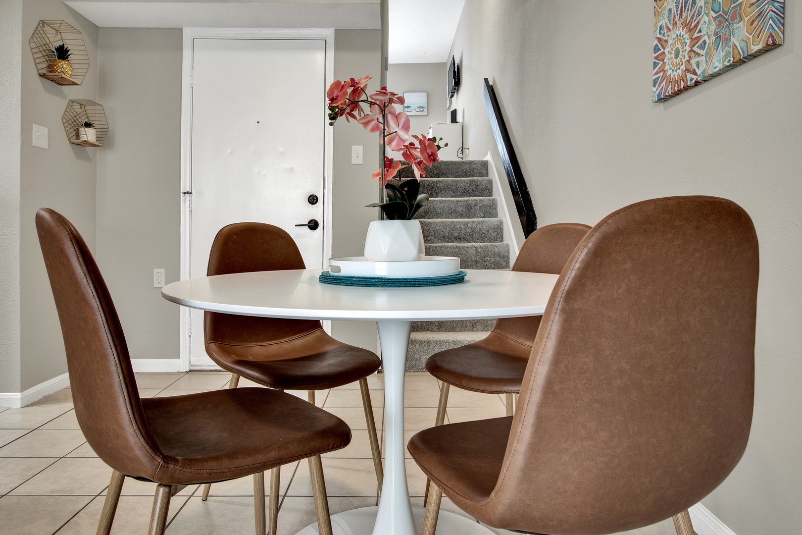 Comfortable dining space made for gathering.