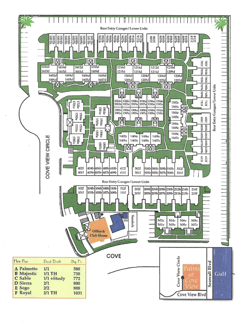 Property map for reference and parking
