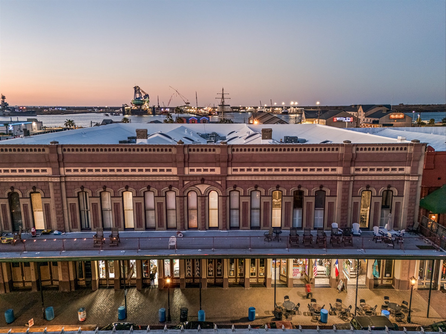 Historic waterfront with classic architecture and maritime charm.
