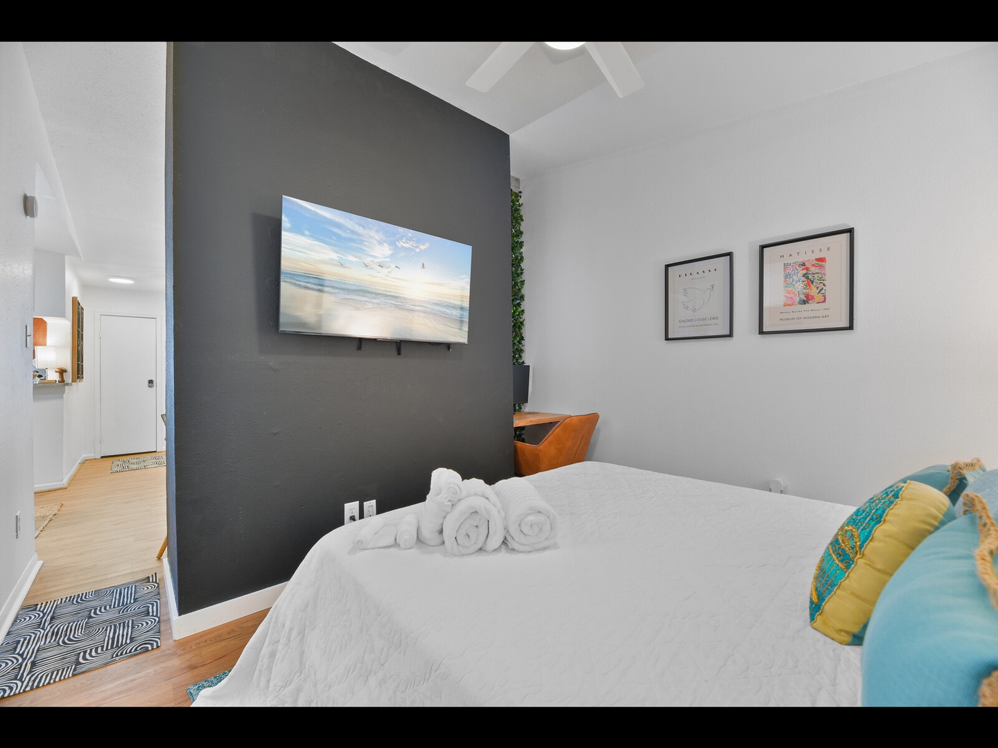 Modern comfort with fresh, inviting details