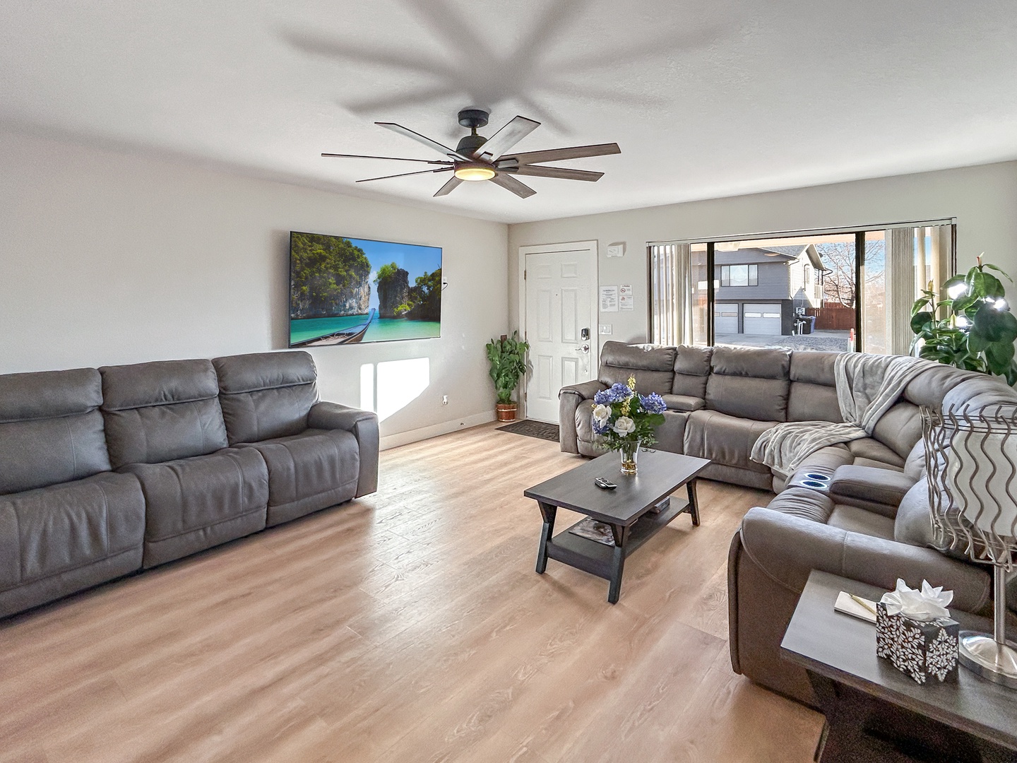 Plenty of seating to gather together