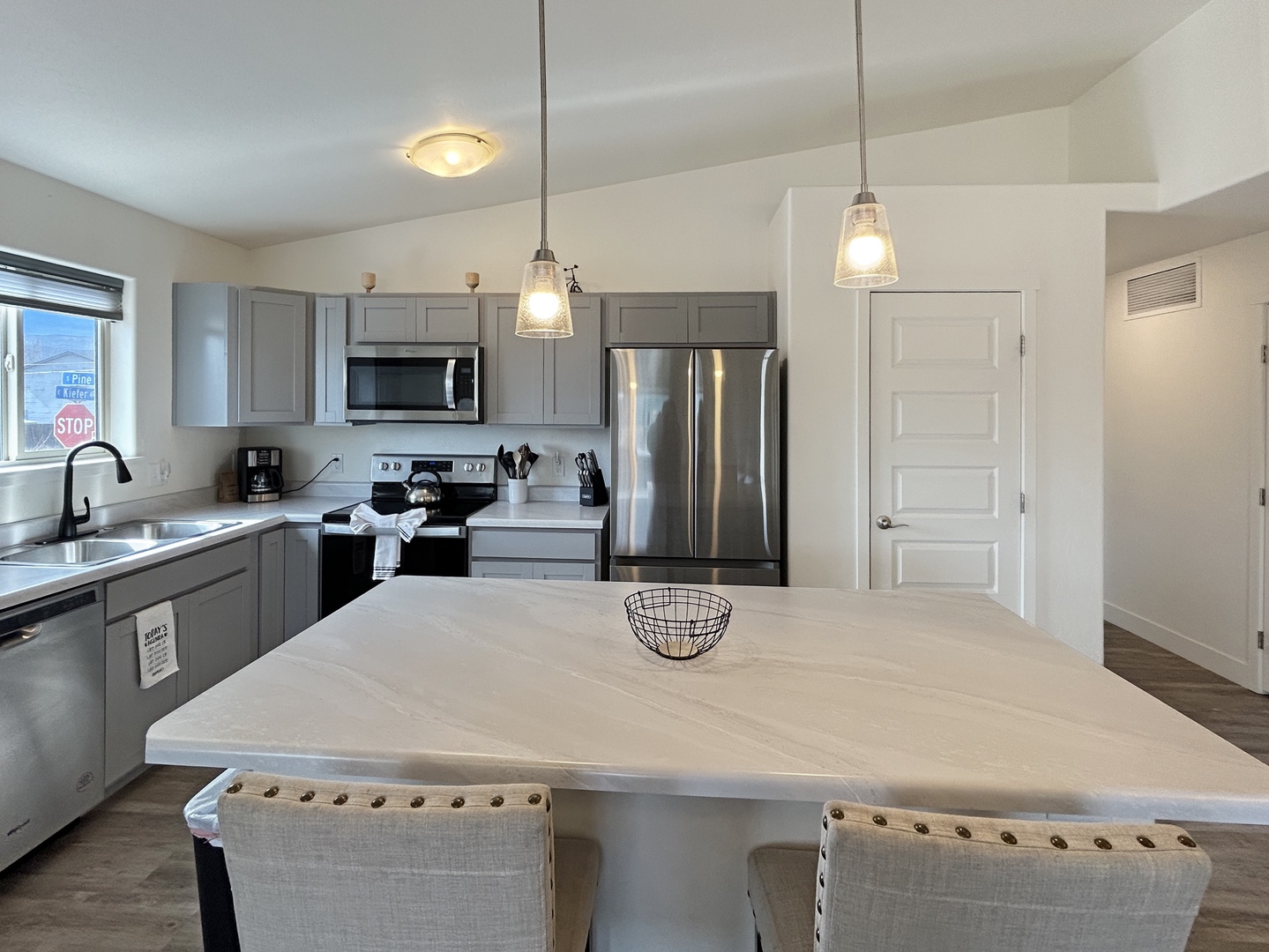 Modern, open kitchen