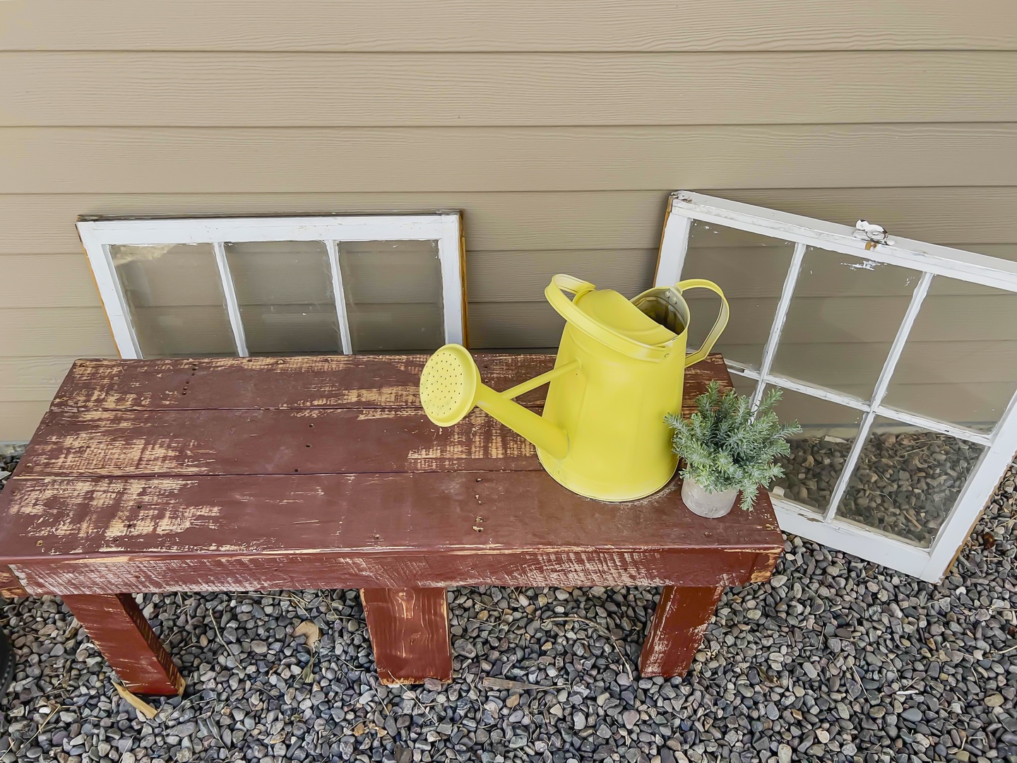 Beautiful farm decor inside and outside of home