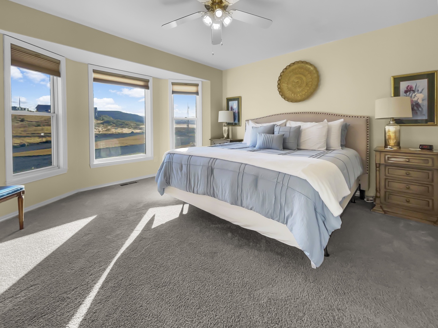 Master Bedroom with beautiful views including wildlife