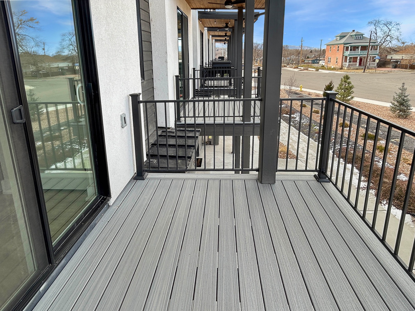 Step onto your private balcony.