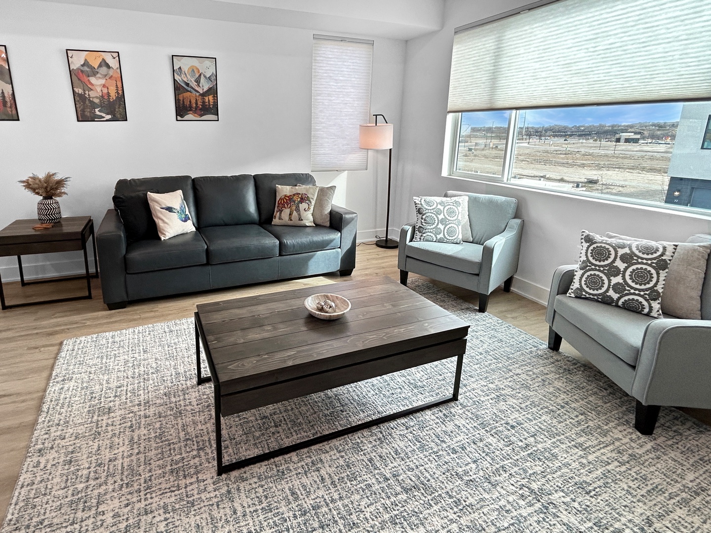 Sink into your stylish living room where comfortable seating and warm natural light create the perfect space for relaxation.