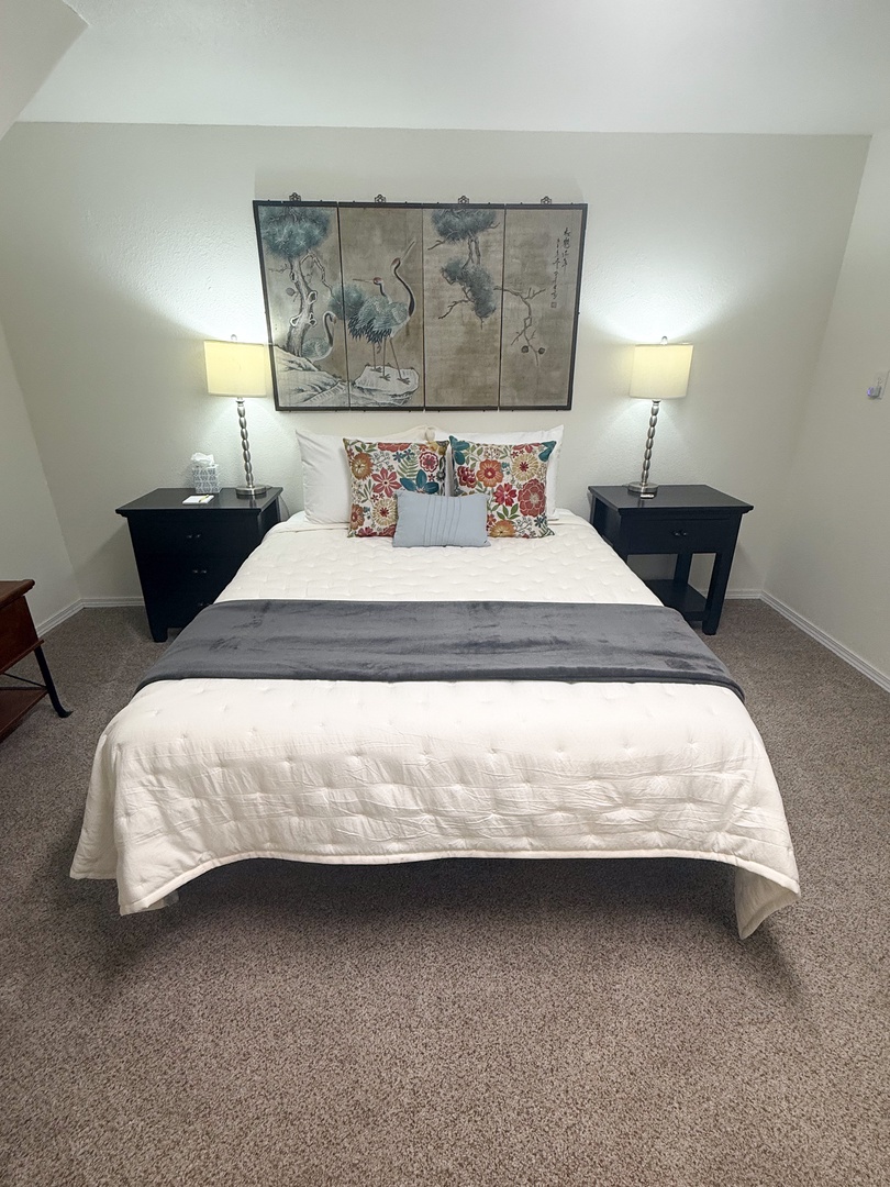 Slip into crisp linens for your peaceful sanctuary