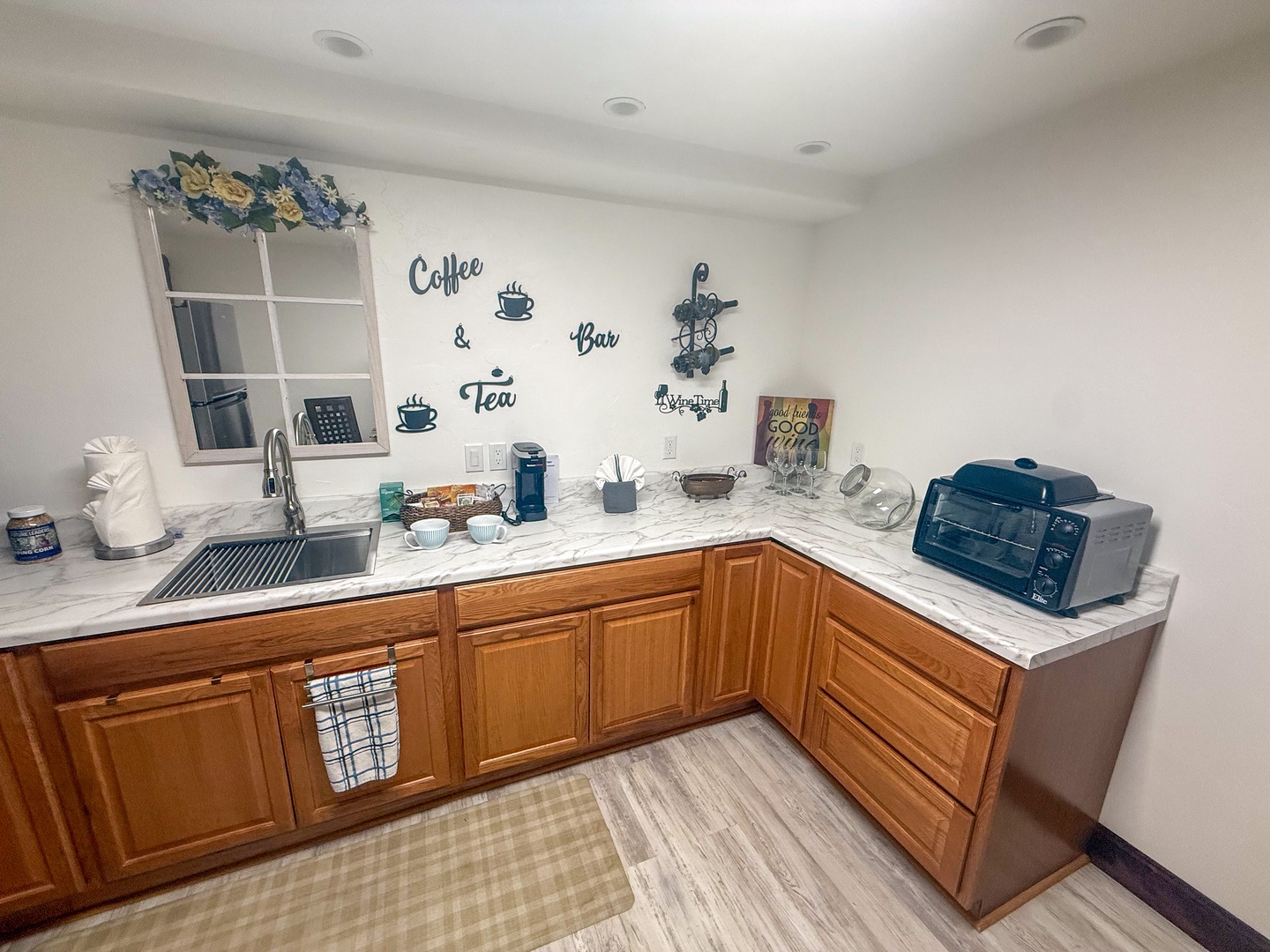 Start your mornings right with a welcoming coffee station