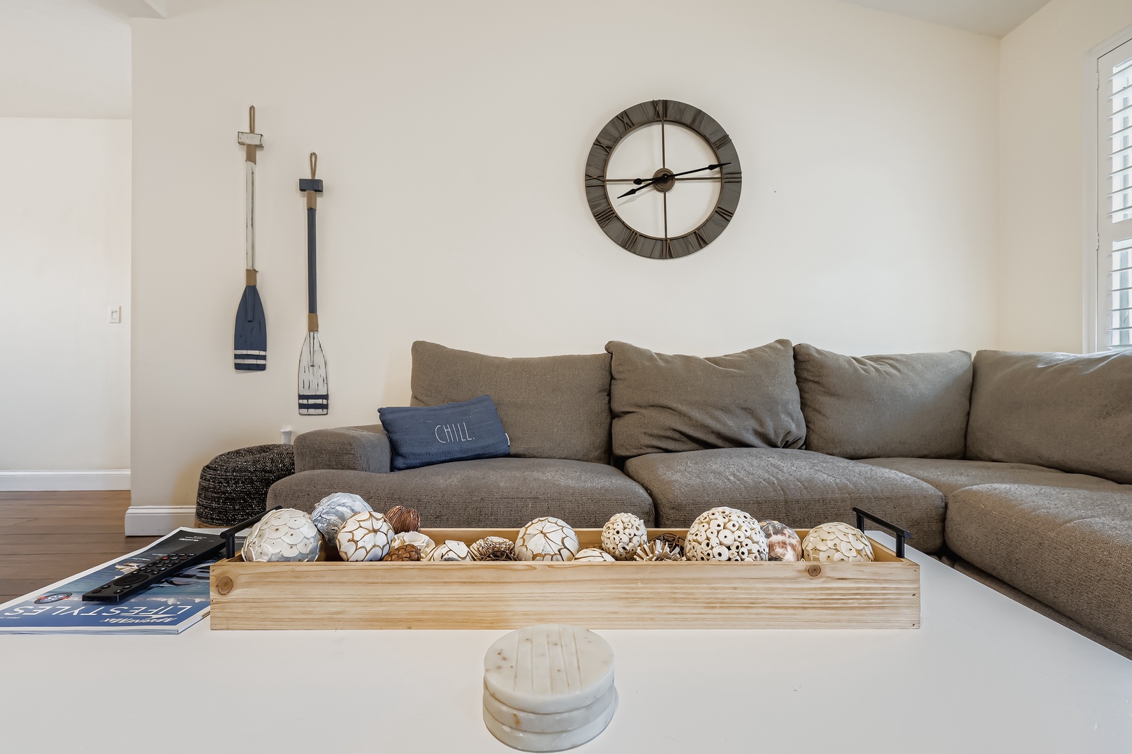 Sofa and coffee table